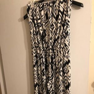 Gorgeous Strapless Jumpsuit, Fun Pattern, Size Lg